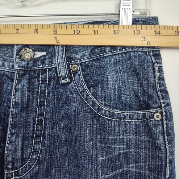Request Jeans Bootcut Jeans Girls' Size 14 (28 inches) Blue Embroidered Pockets - Picture 4 of 9